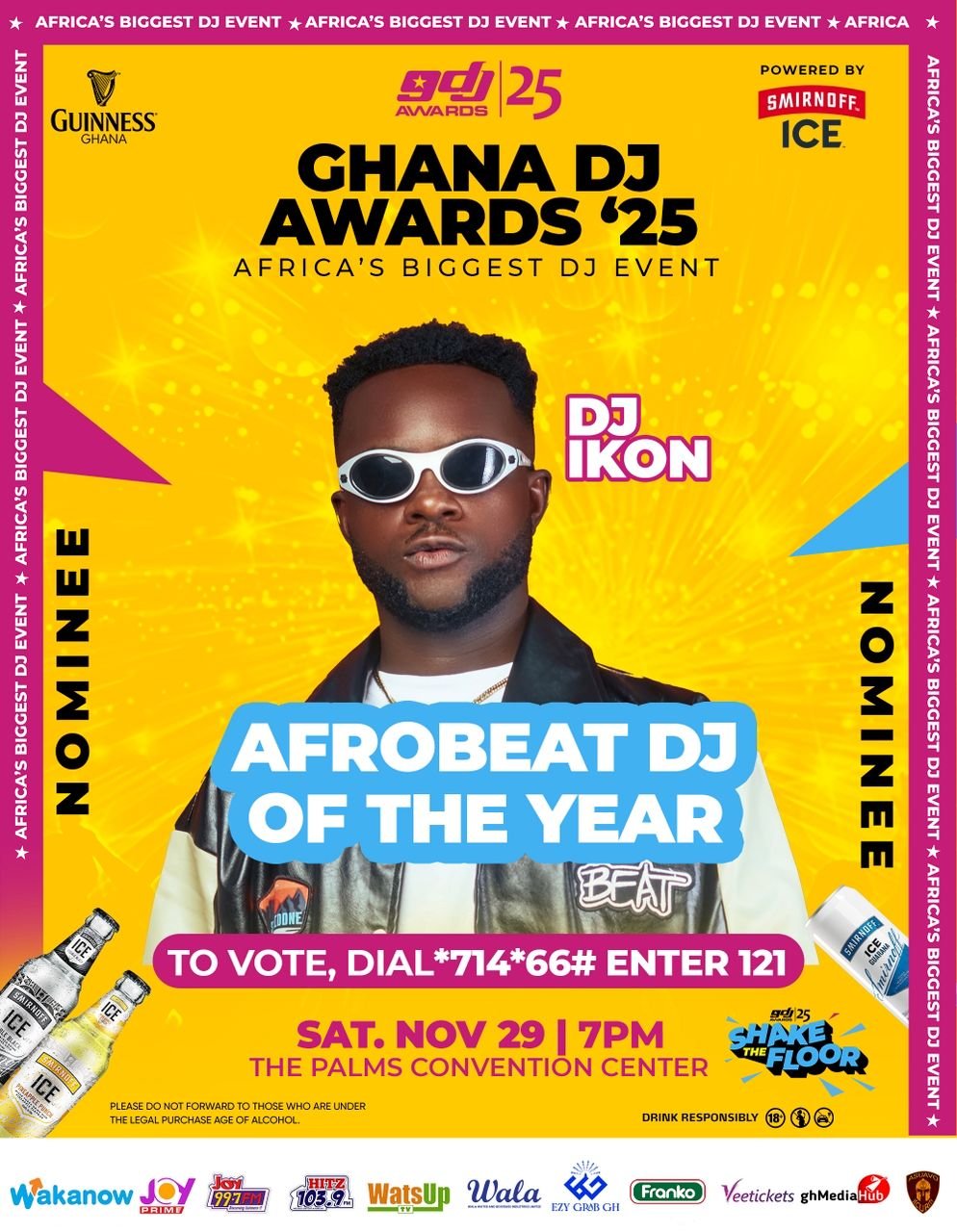 Hitz FM’s DJ Ikon grabs three nominations at Guinness Ghana DJ Awards