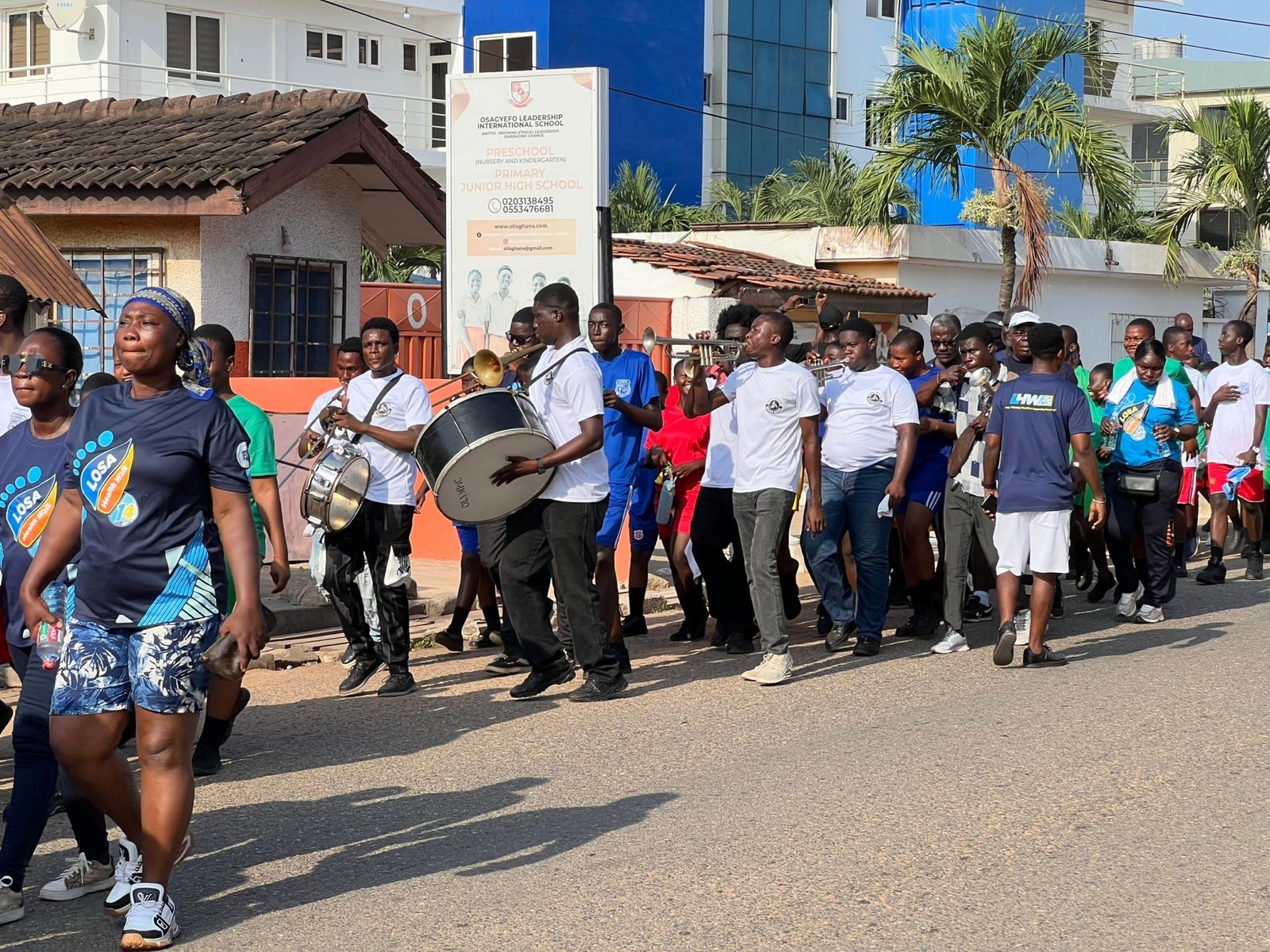 Labone comes alive as Old Students hit the streets for 14th LOSA Health Walk Labone comes alive as Old Students hit the streets for 14th LOSA Health Walk