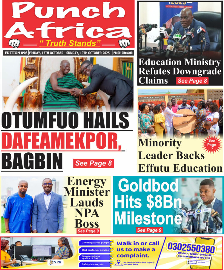 Today's Front pages: Friday, October 17, 2025