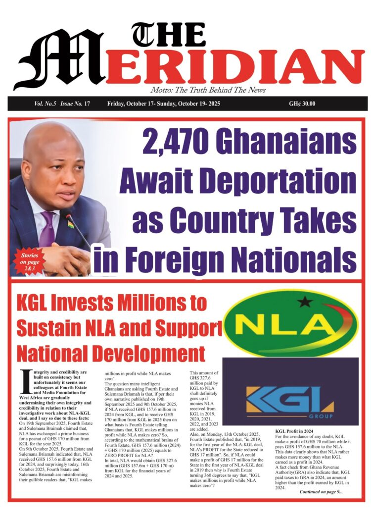 Today's Front pages: Friday, October 17, 2025