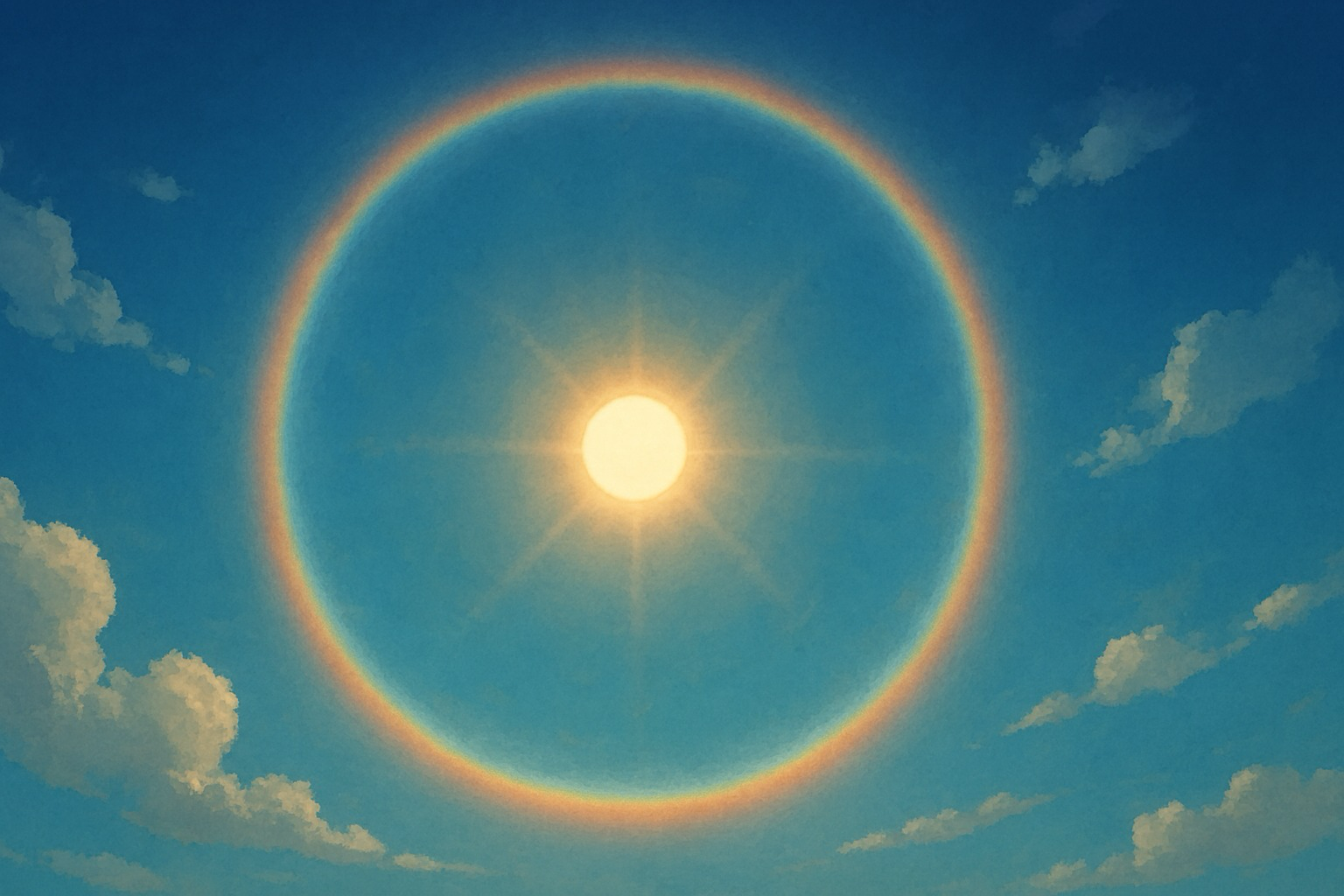 Halo: Science behind ‘circular rainbow’ which appeared at Safo Kantanka’s 40-day observance