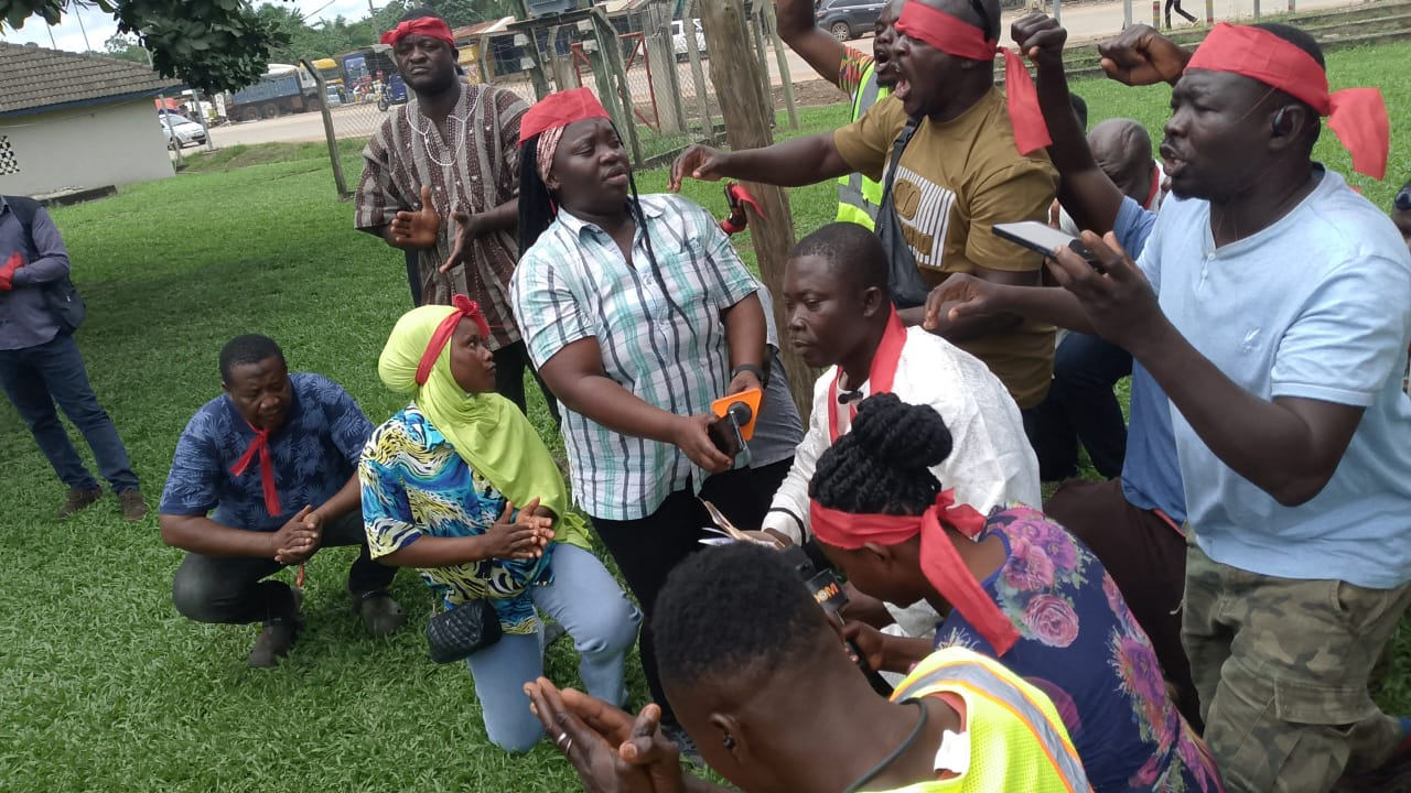 Axle load workers in Ashanti Region urge gov't to keep them at post, claiming significant improvement in revenue