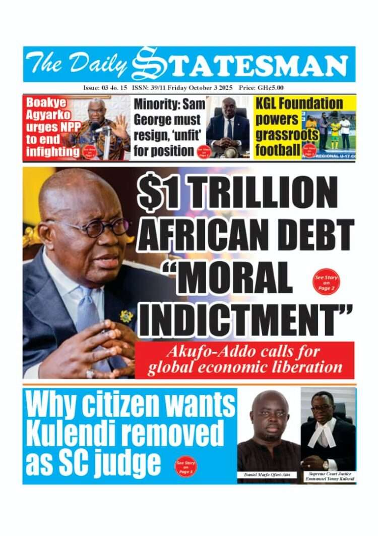 Today's Front pages: Friday, October 3, 2025