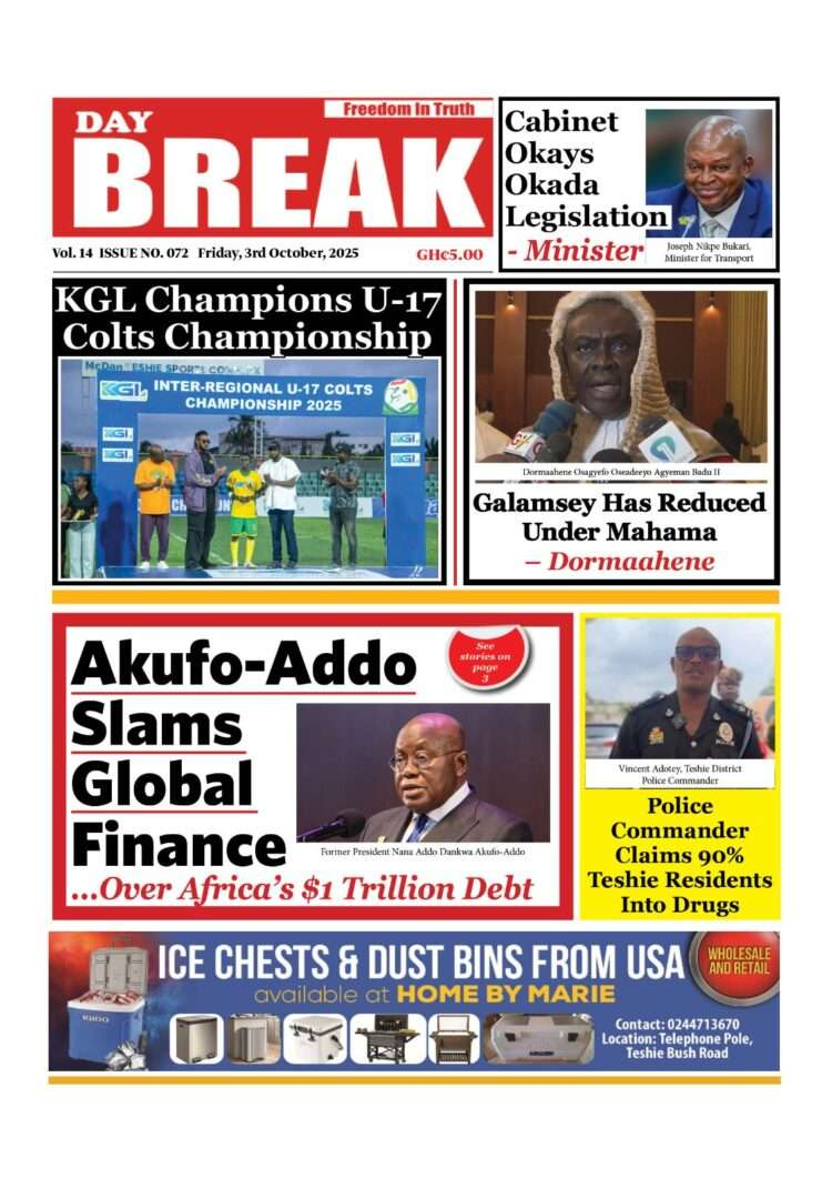 Today's Front pages: Friday, October 3, 2025