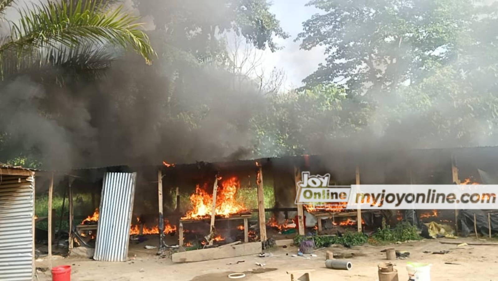 10 Chinese illegal miners arrested in Mankranso Abesua operation, cache of weapons seized