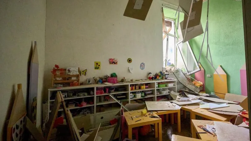 The 'Heroes of Kharkiv' who saved 48 children from kindergarten hit by Russian drone