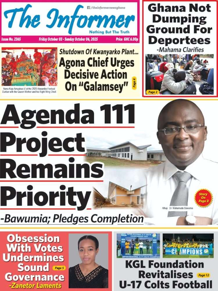 Today's Front pages: Friday, October 3, 2025