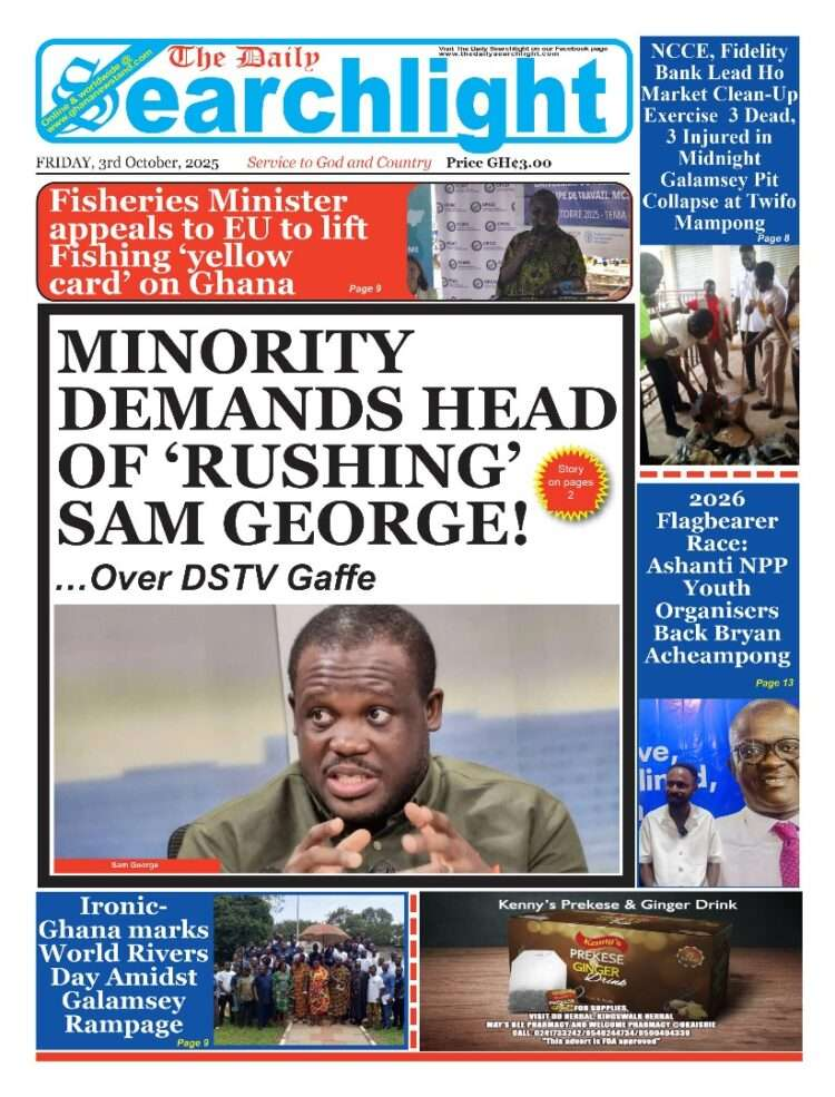 Today's Front pages: Friday, October 3, 2025