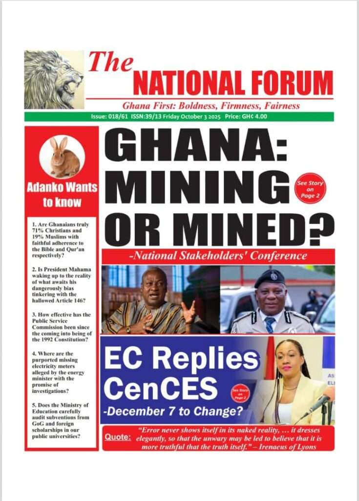 Today's Front pages: Friday, October 3, 2025