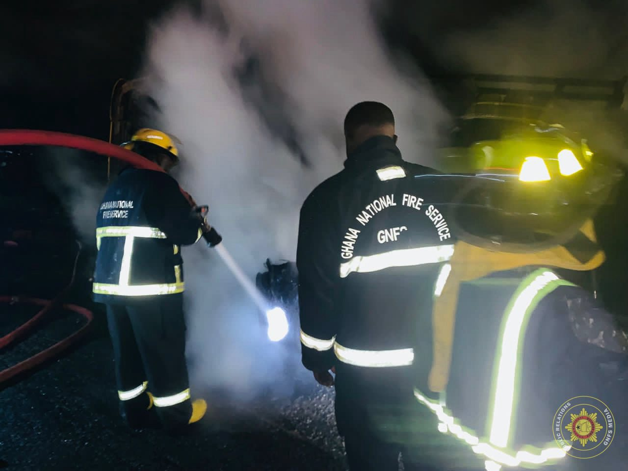 Truck loaded with Onga products catches fire at Nnadieso Township