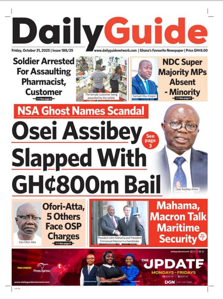 Today's Front pages: Friday, October 31, 2025