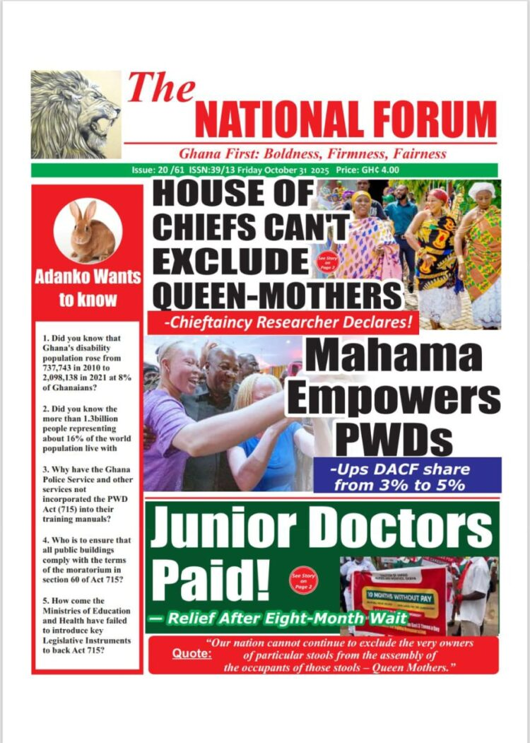 Today's Front pages: Friday, October 31, 2025