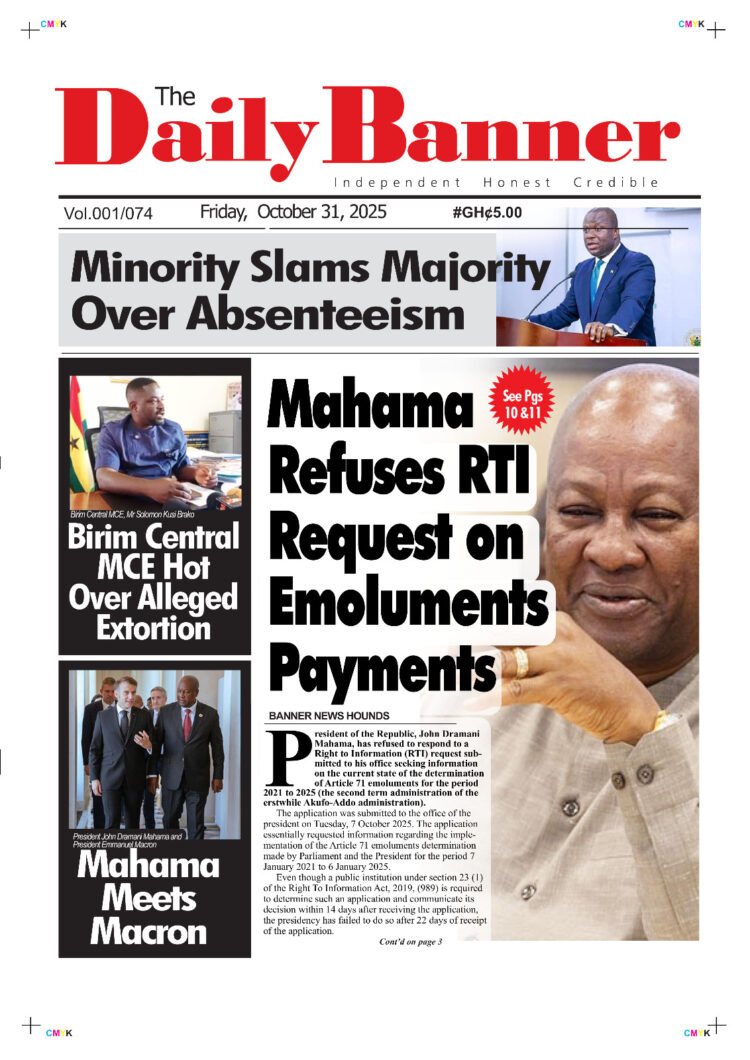 Today's Front pages: Friday, October 31, 2025