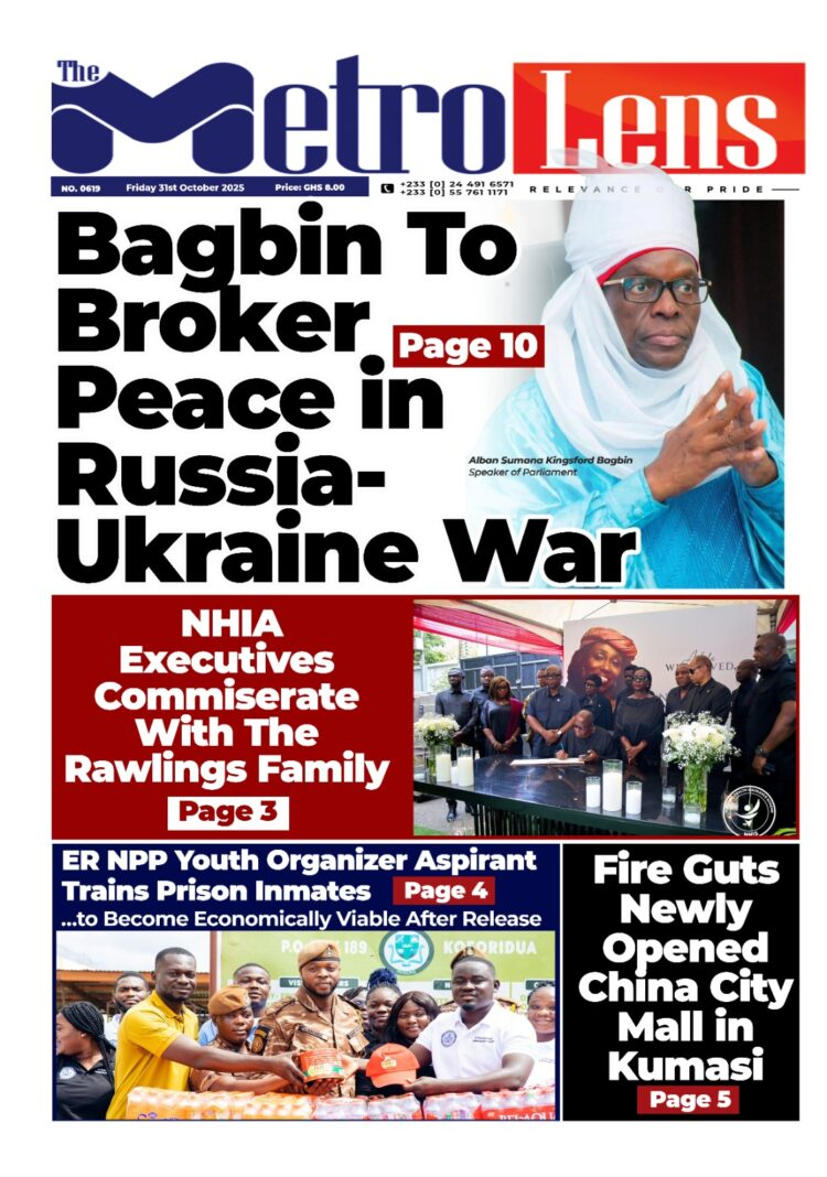 Today's Front pages: Friday, October 31, 2025