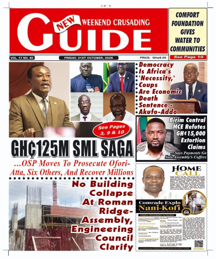 Today's Front pages: Friday, October 31, 2025