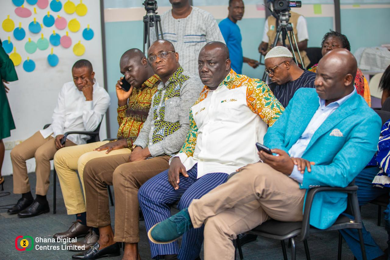 Parliament's select committee on Communications visits Ghana Digital Centres Limited