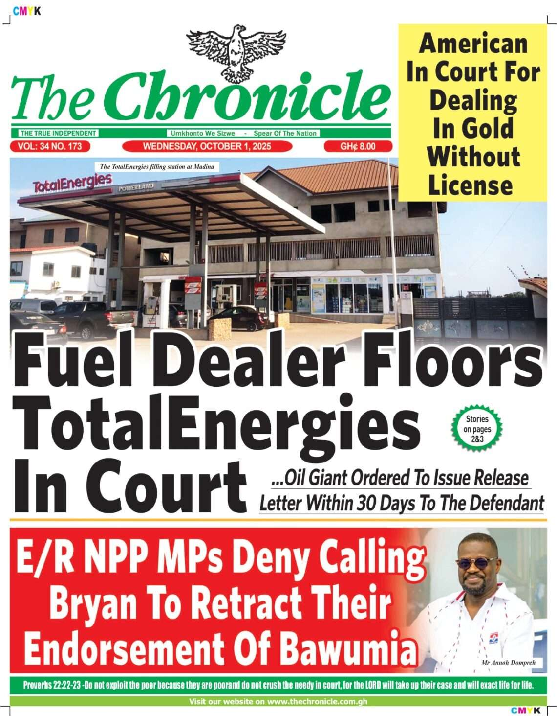 Today's front pages: Wednesday, October 1, 2025