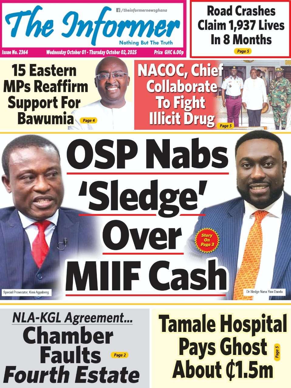 Today's front pages: Wednesday, October 1, 2025