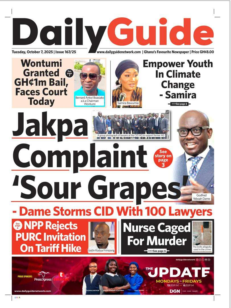 Todays Front pages: Tuesday, October 7, 2025