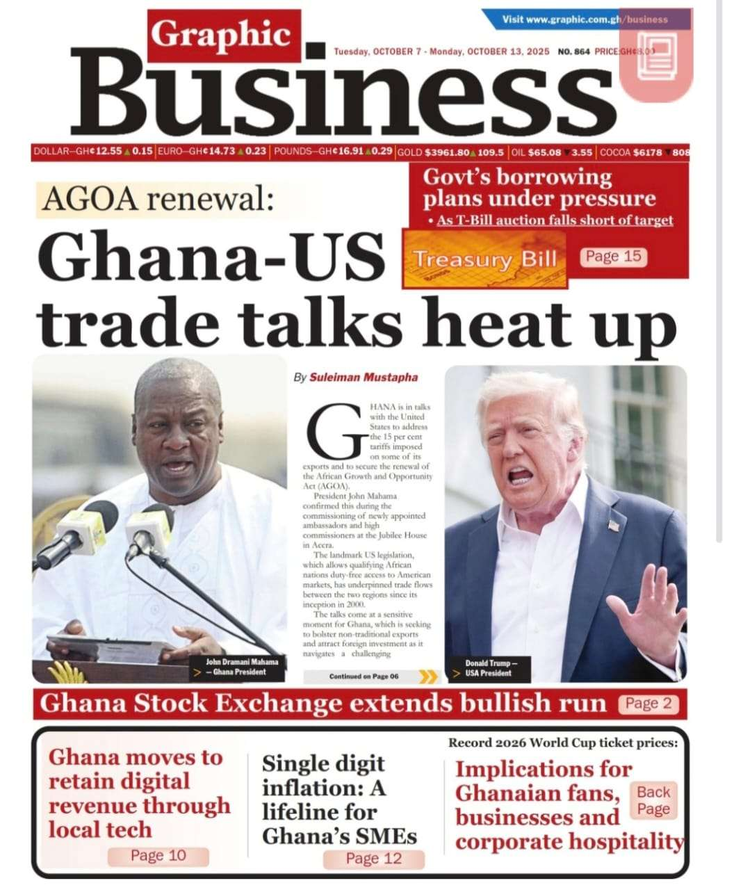 Todays Front pages: Tuesday, October 7, 2025