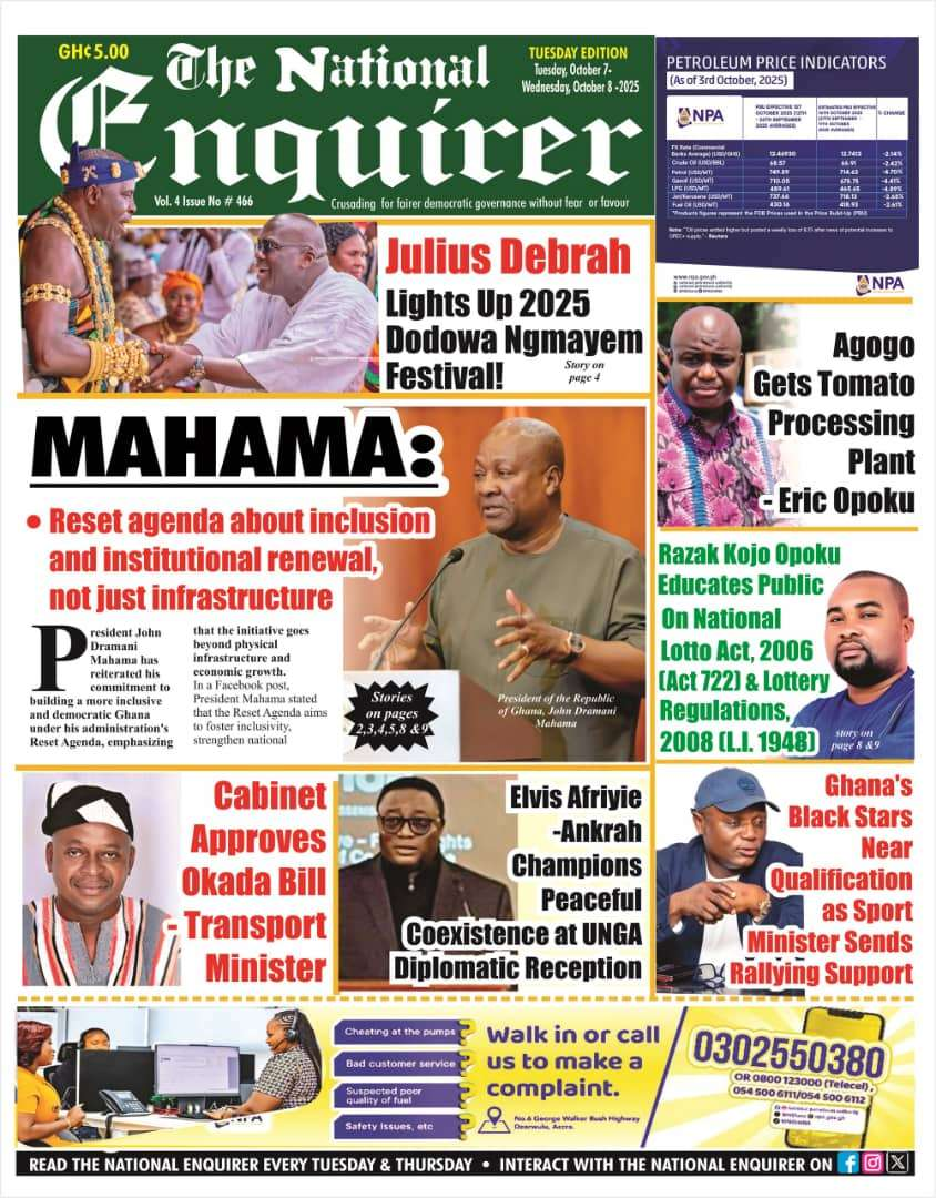 Todays Front pages: Tuesday, October 7, 2025