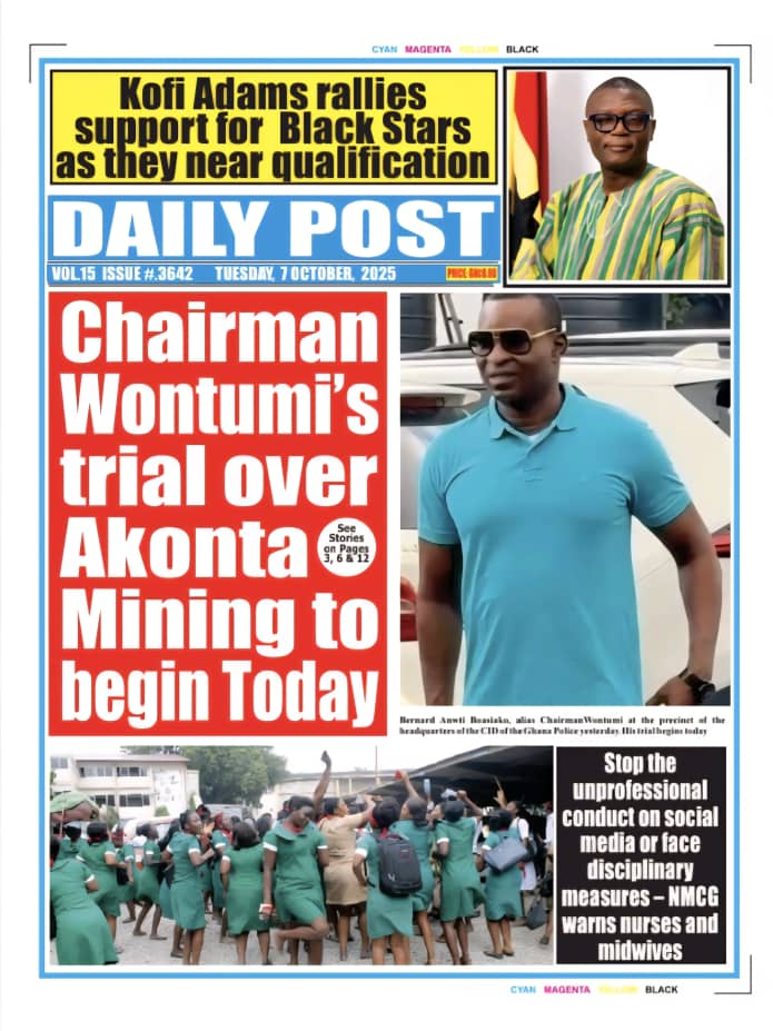 Todays Front pages: Tuesday, October 7, 2025