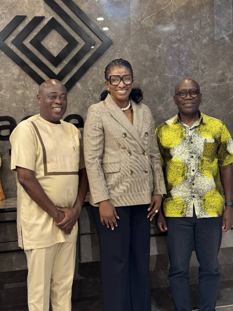 Multimedia Group executives meet new Access Bank MD Pearl Nkrumah to deepen business relations