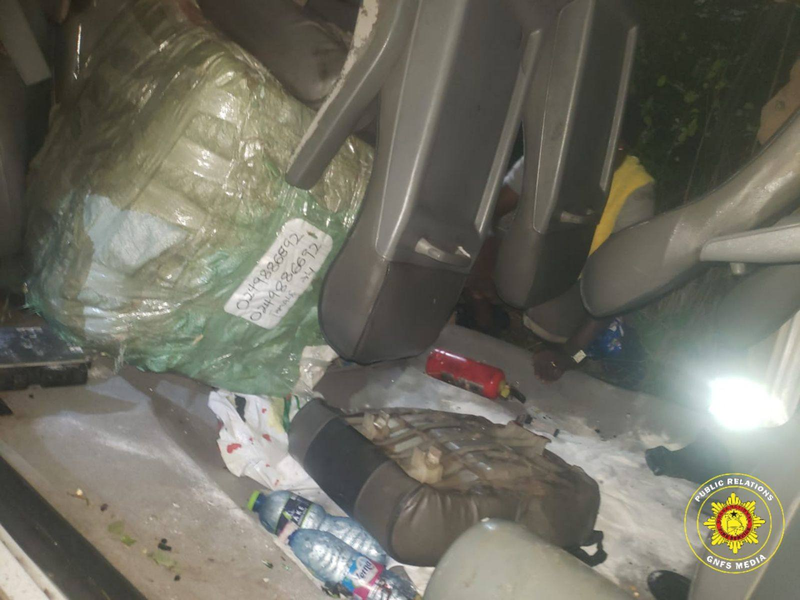 Ten rescued after head-on collision at Yapei