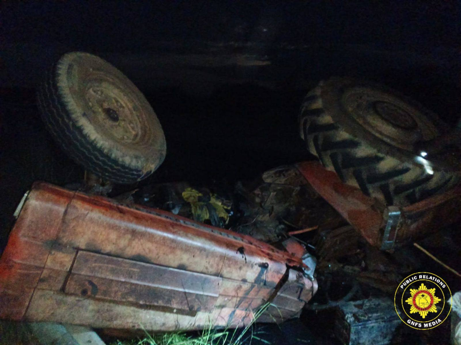 Ten rescued after head-on collision at Yapei