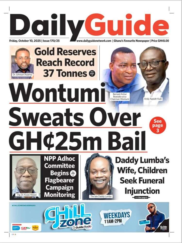 Today's front pages: Friday, October 10, 2025