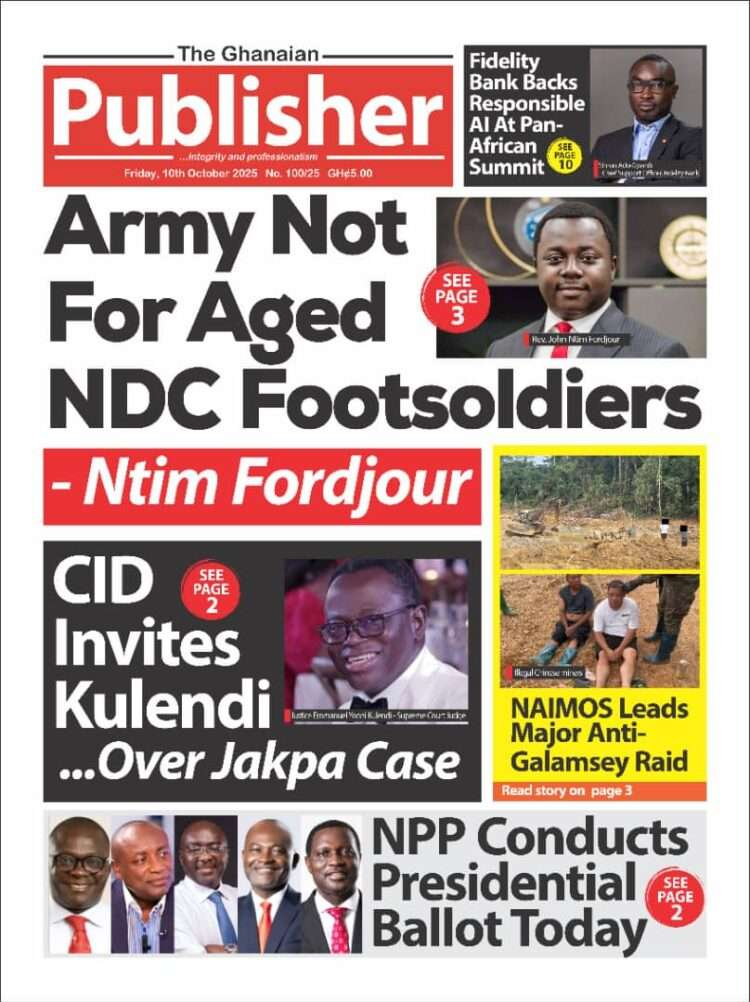 Today's front pages: Friday, October 10, 2025
