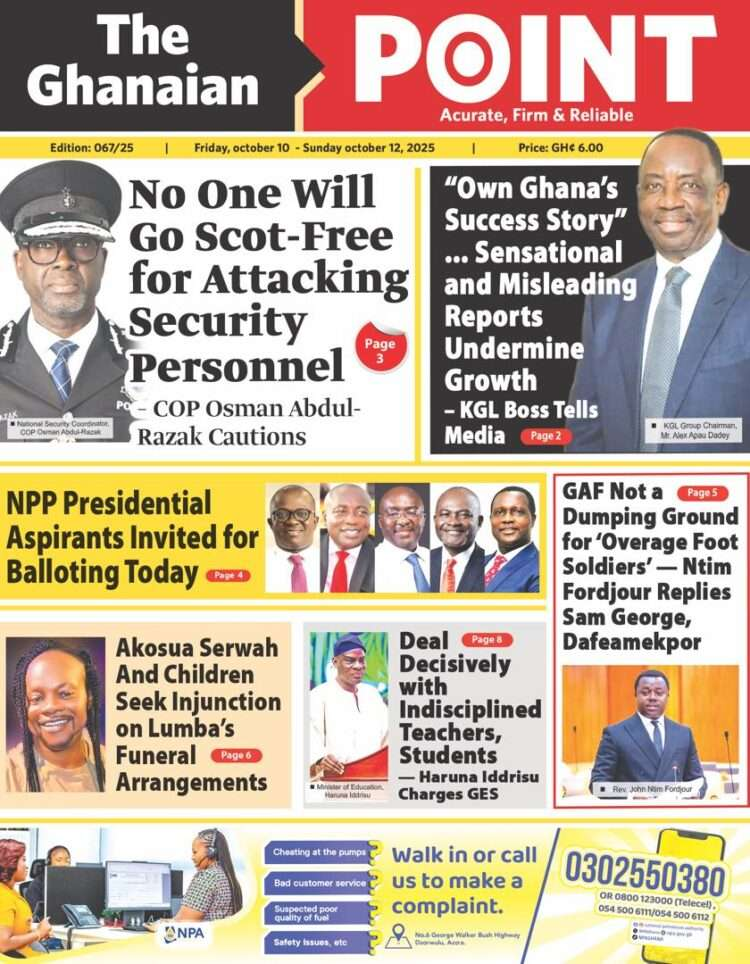 Today's front pages: Friday, October 10, 2025