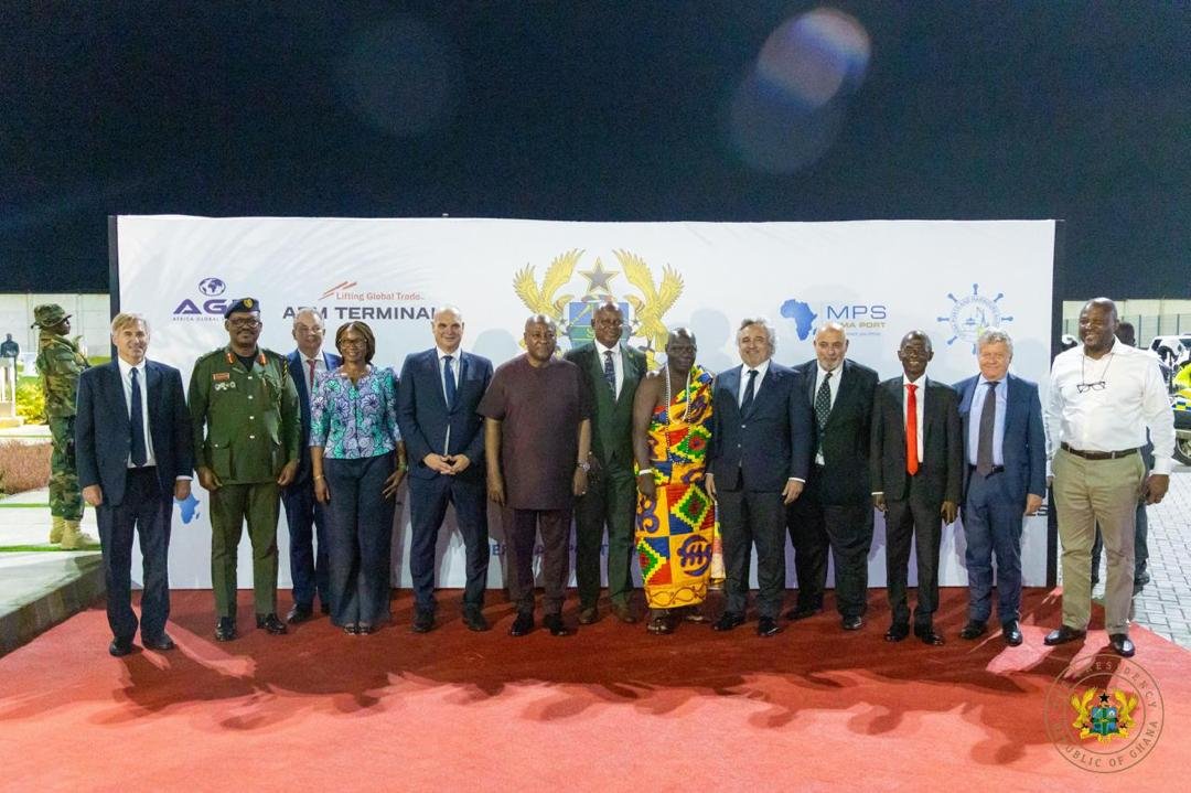 President Mahama commissions Phase 1 & 2 of $1.5bn Tema Port expansion project