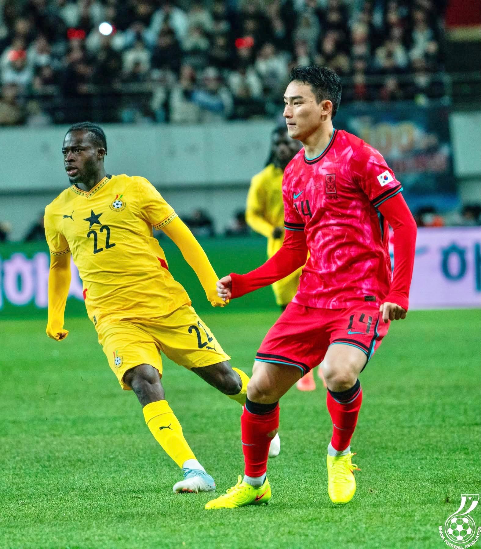 4 from Ghana’s games against Japan and South Korea