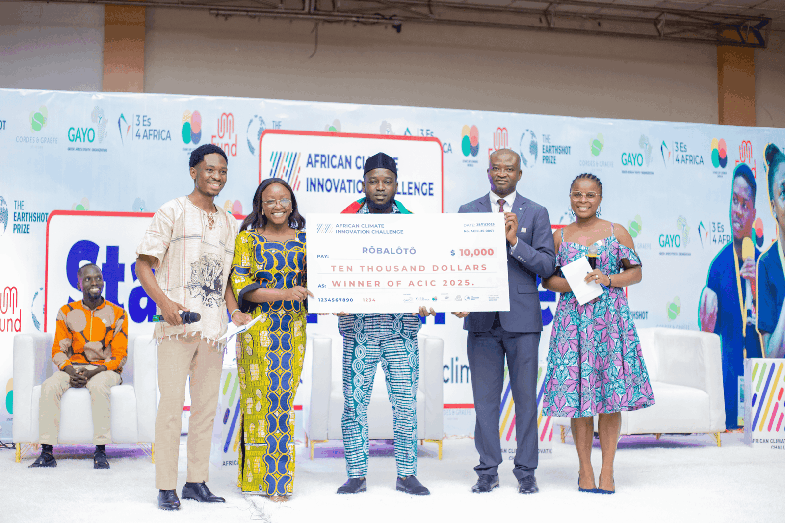 Five young entrepreneurs across Africa win 2025 African Climate Innovation Challenge