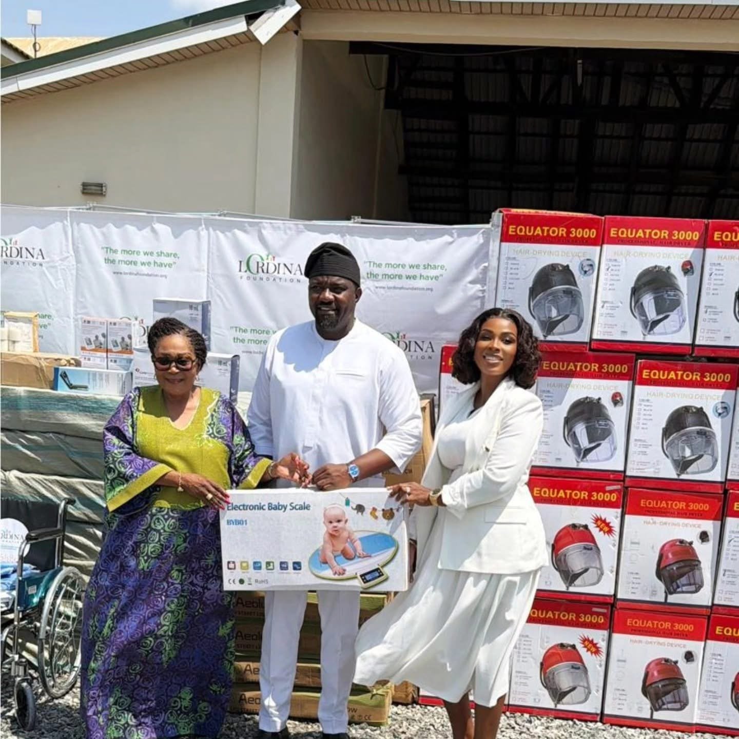 First Lady donates medical supplies to boost healthcare in Ayawaso West Wuogon First Lady donates medical supplies to boost healthcare in Ayawaso West Wuogon