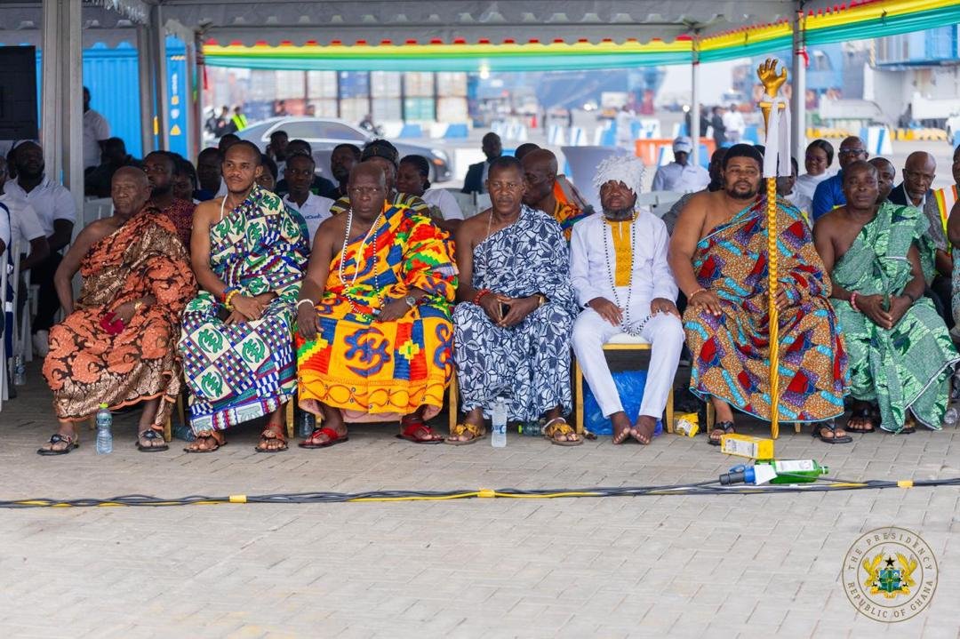 Photos: Mahama commissions Phases 1 and 2 of Tema Port Expansion Project Photos: Mahama commissions Phases 1 and 2 of Tema Port Expansion Project