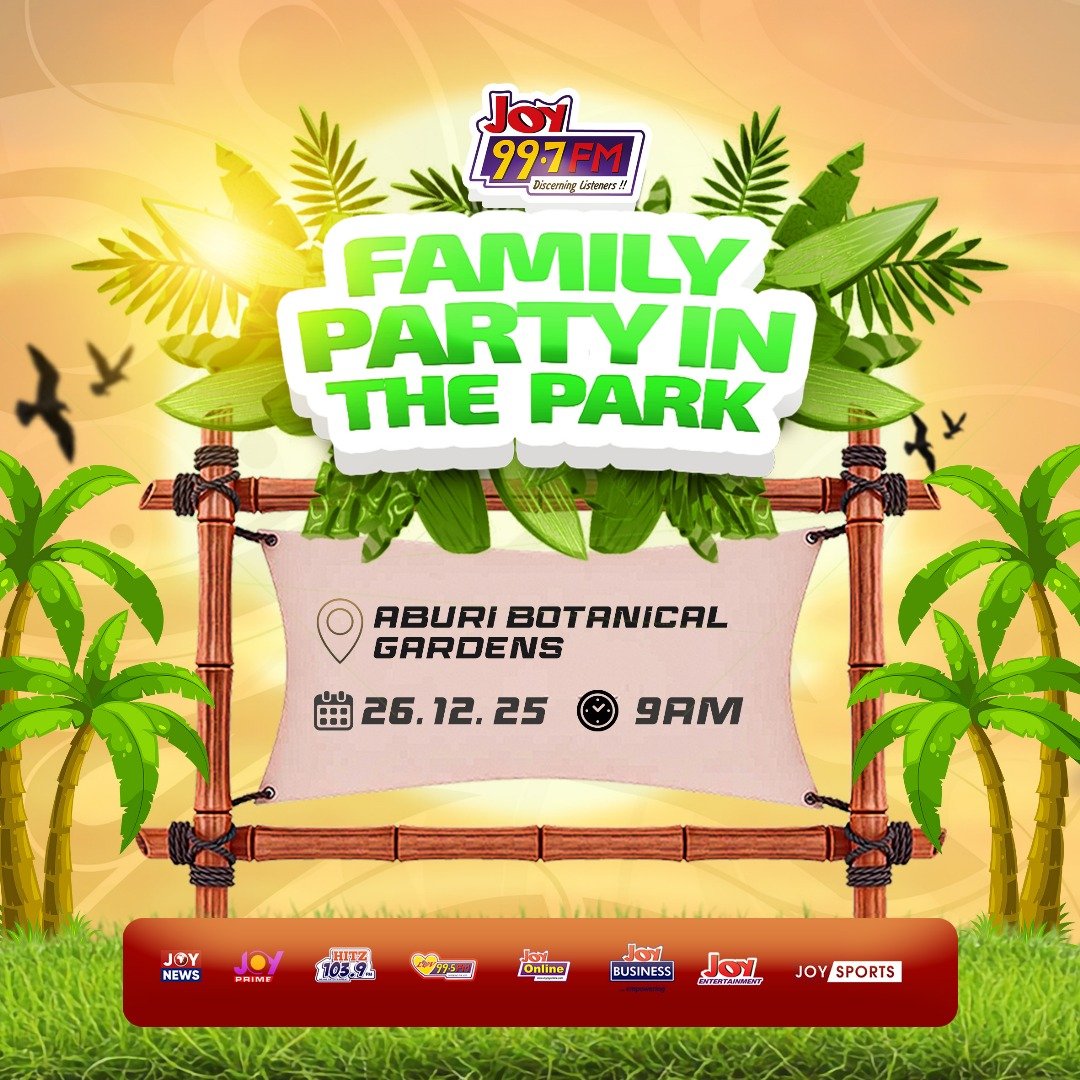 Joy FM’s Family Party in the Park returns on 26th December Joy FM’s Family Party in the Park returns on 26th December