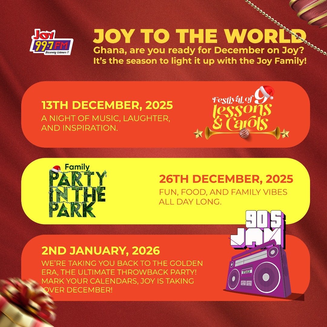 Joy FM to elevate Christmas experience with flagship events 