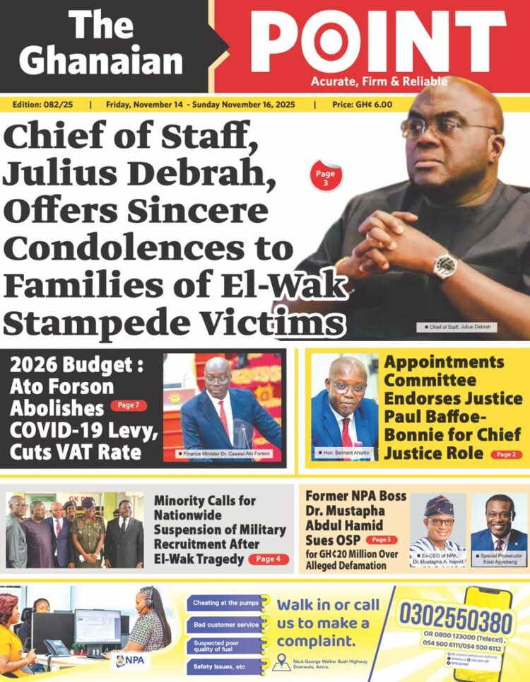 Today's Front pages: Friday, November 14, 2025