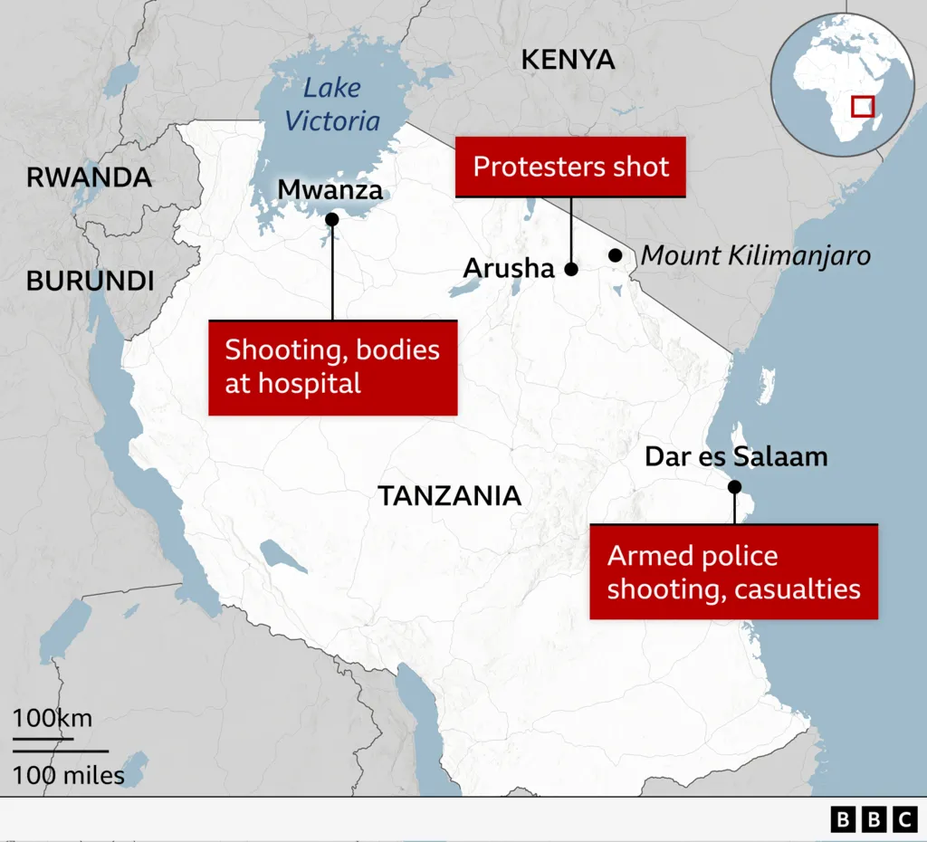 How Tanzania police crushed election protests with lethal force