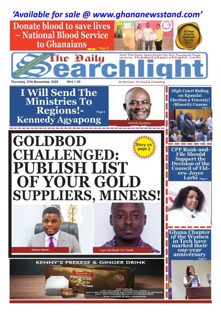 Today's Front pages: Thursday, November 27, 2025