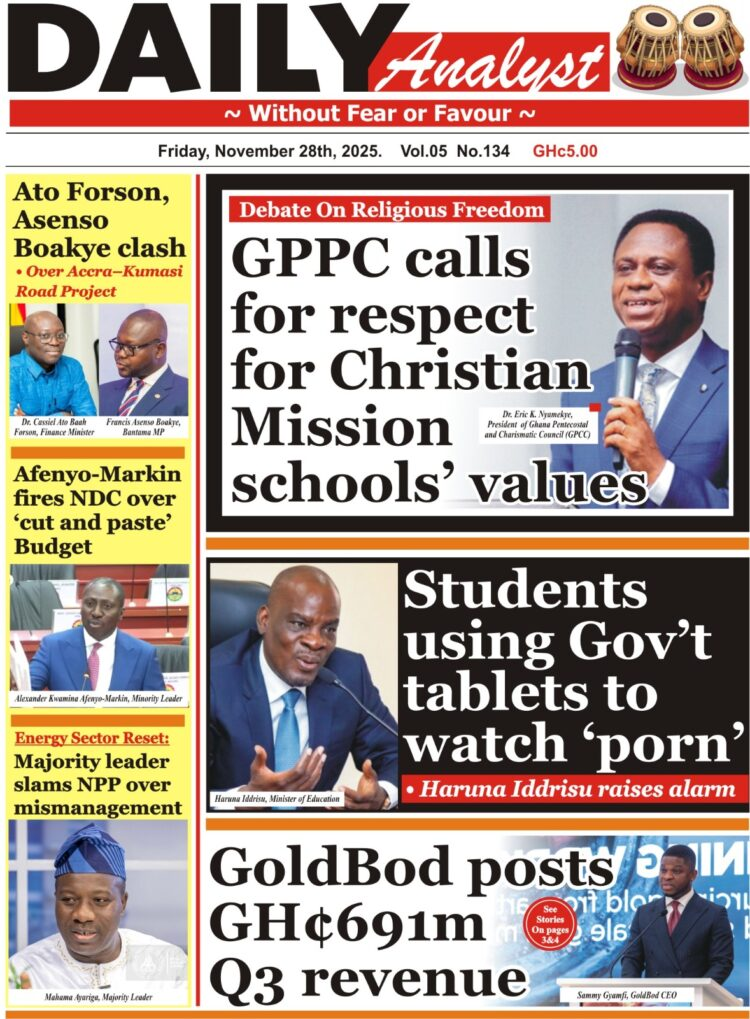 Today's Front pages: Friday, November 28, 2025