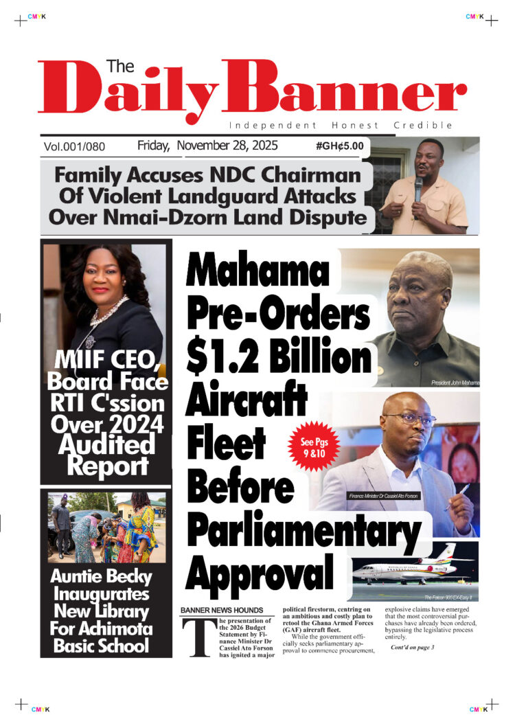 Today's Front pages: Friday, November 28, 2025