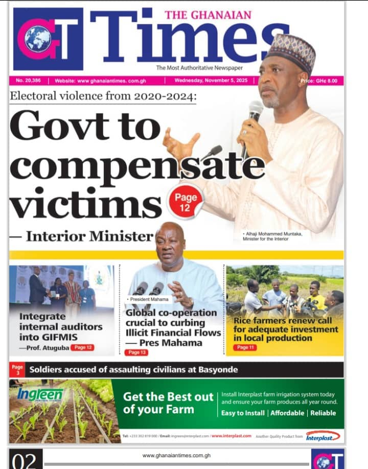 Today's front pages: Wednesday, November 5, 2025