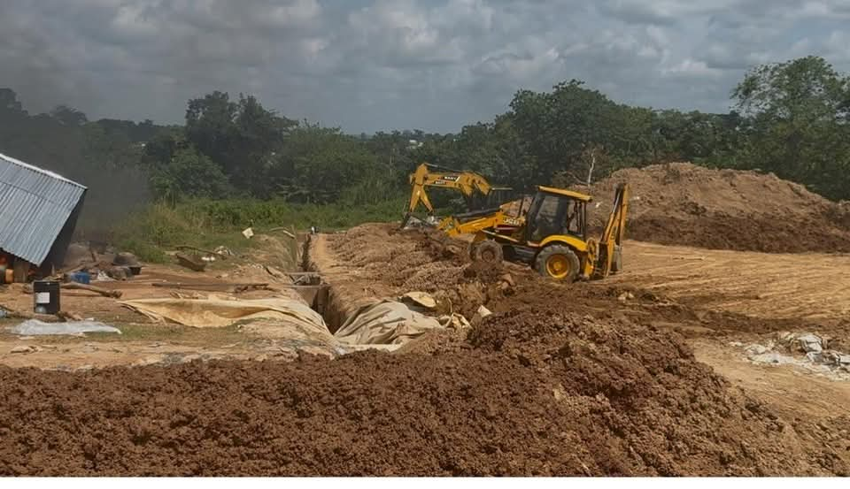 NAIMOS raids galamsey site in Ahafo, arrests operators, including a Burkinabe