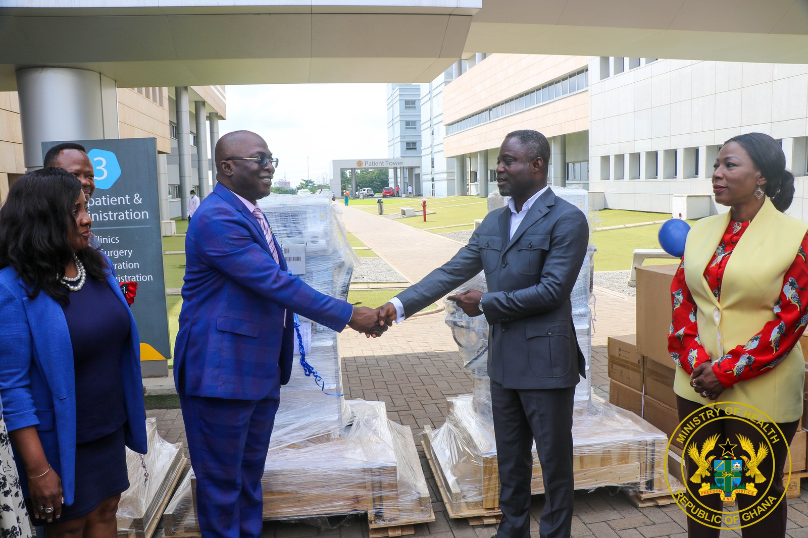 Health Minister presents anaesthetic machines to Korle-Bu and UGMC to boost quality healthcare delivery