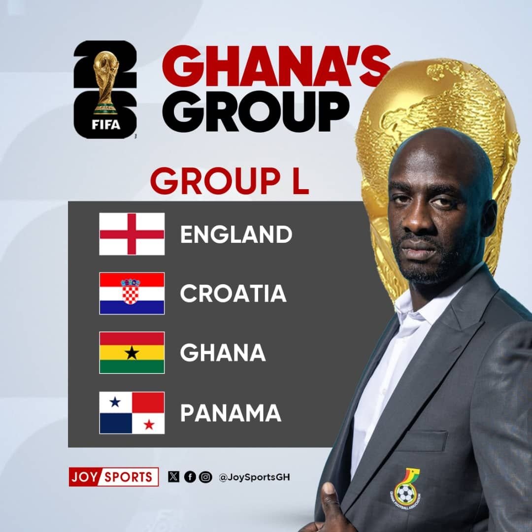 2026 World Cup: Ghana drawn against England, Croatia and Panama in Group L