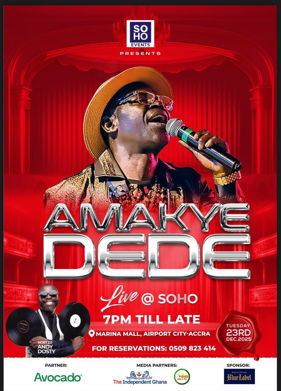 Amakye Dede, Reggie Rockstone and Amapiano Invasion to headline SOHO’s December shows Amakye Dede, Reggie Rockstone and Amapiano Invasion to headline SOHO’s December shows