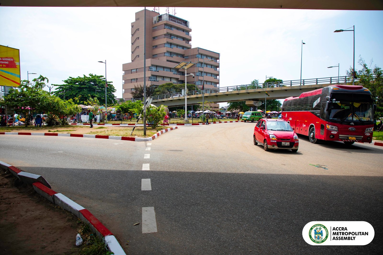 AMA kerb and median repainting gains momentum across Accra